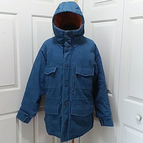 levis denim puffer jacket